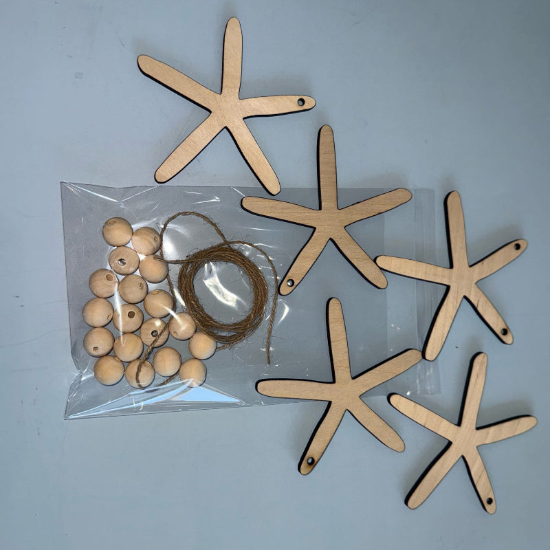 Starfish and Bead P2664 Garland Banner