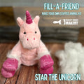 Star the Unicorn 16"  Build Your Own Stuffy S66