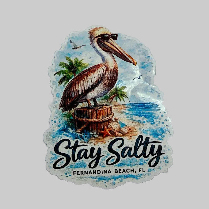 Stay Salty Fernandina Sticker G0612