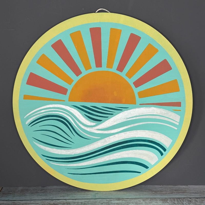Sunrise STENCILED DOOR HANGER - P014088