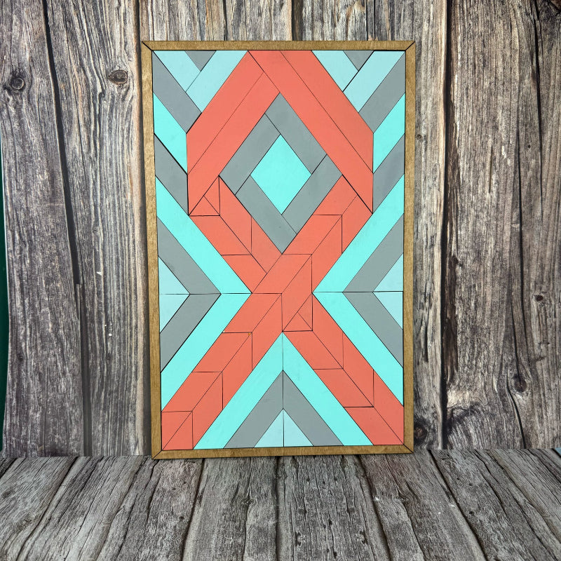 Support Ribbon Quilted Sign 3D LASER PROJECT - G165