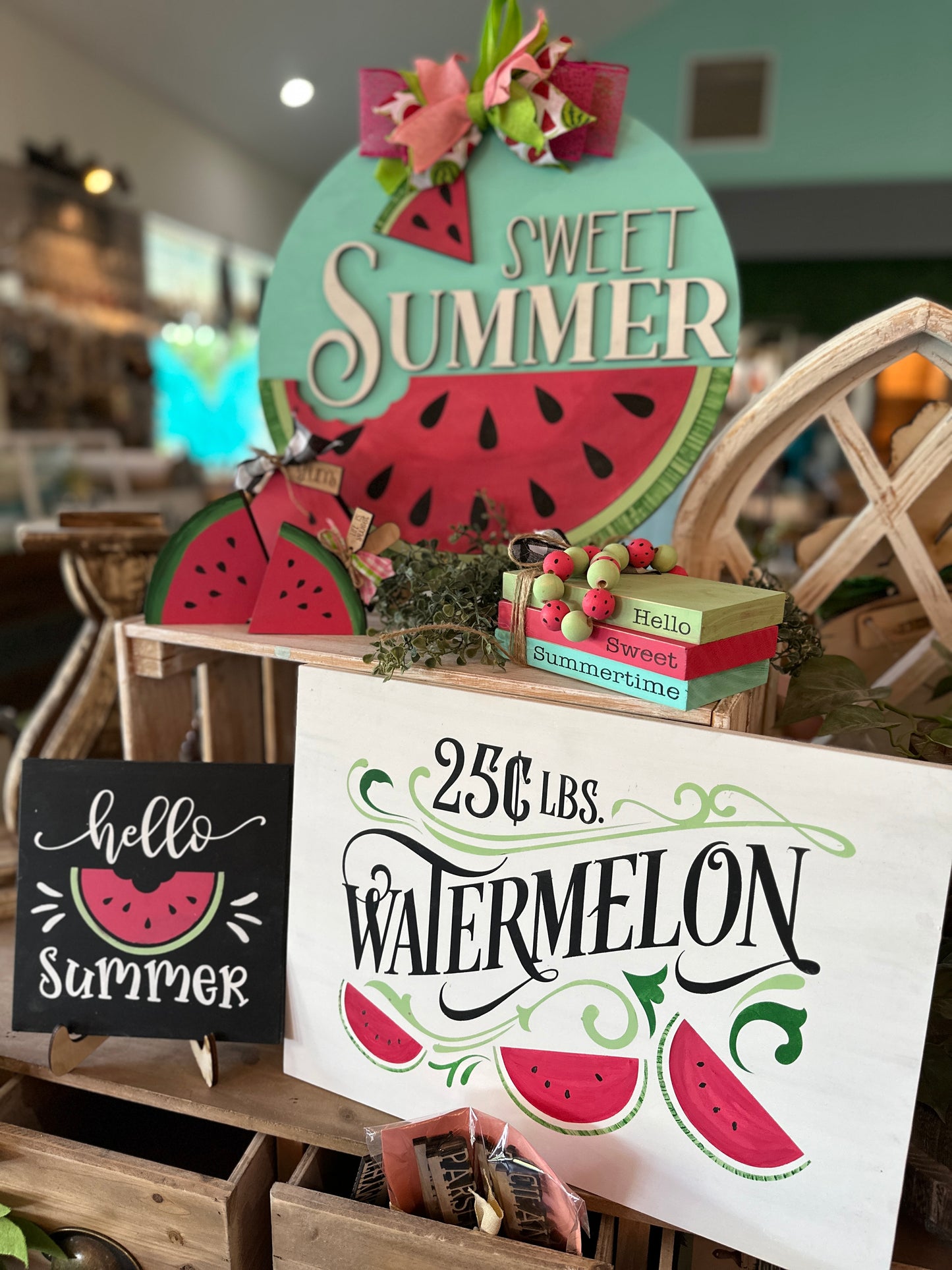 Sweet Summer Watermelon Door Hanger P2399