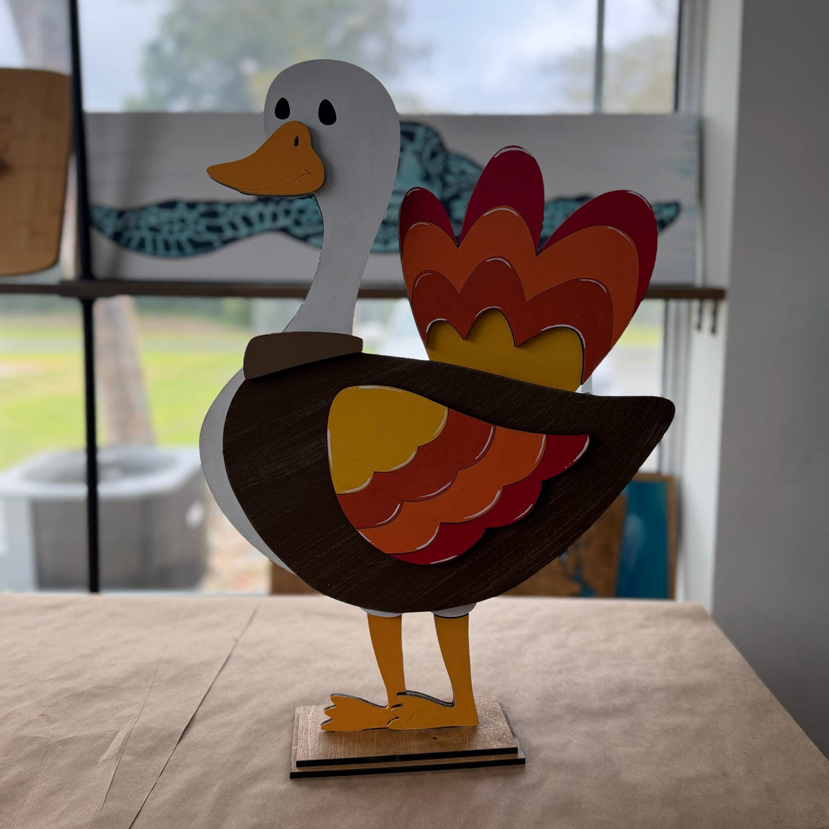 Thanksgiving Outfit for Interchangeable Standing Goose G0795