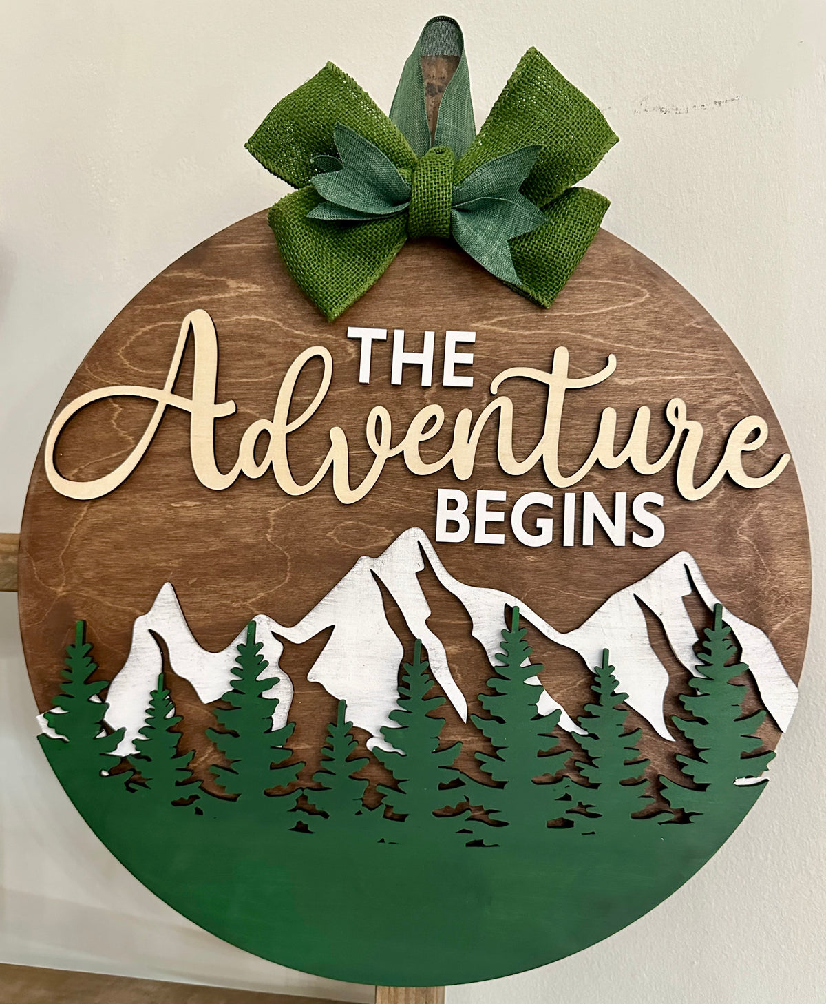 The Adventure Begins Door Hanger Design P03536