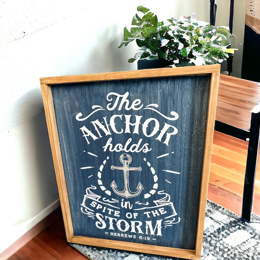 The Anchor Holds In Spite of the Storm DIY Craft Kit, Paint Party in Fernandina Beach