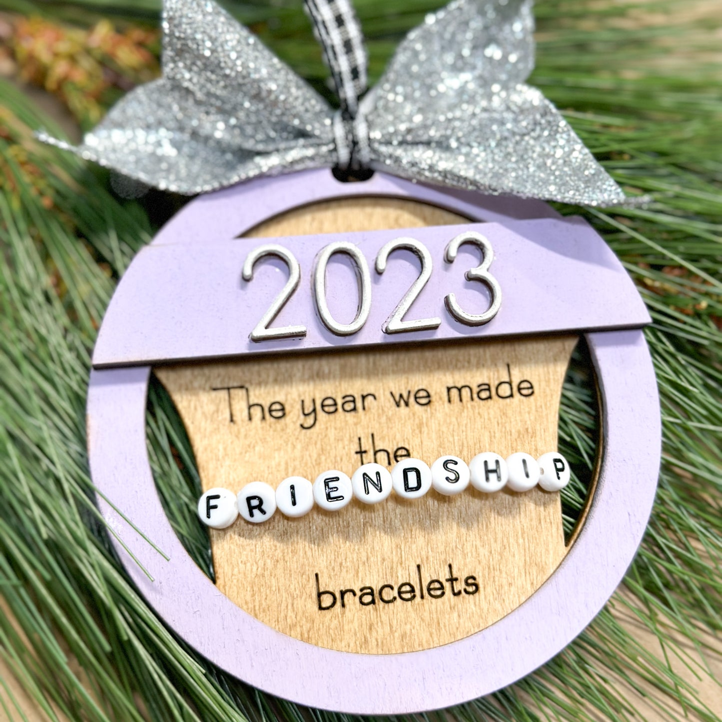 The year we made Friendship Bracelets Ornament P02960