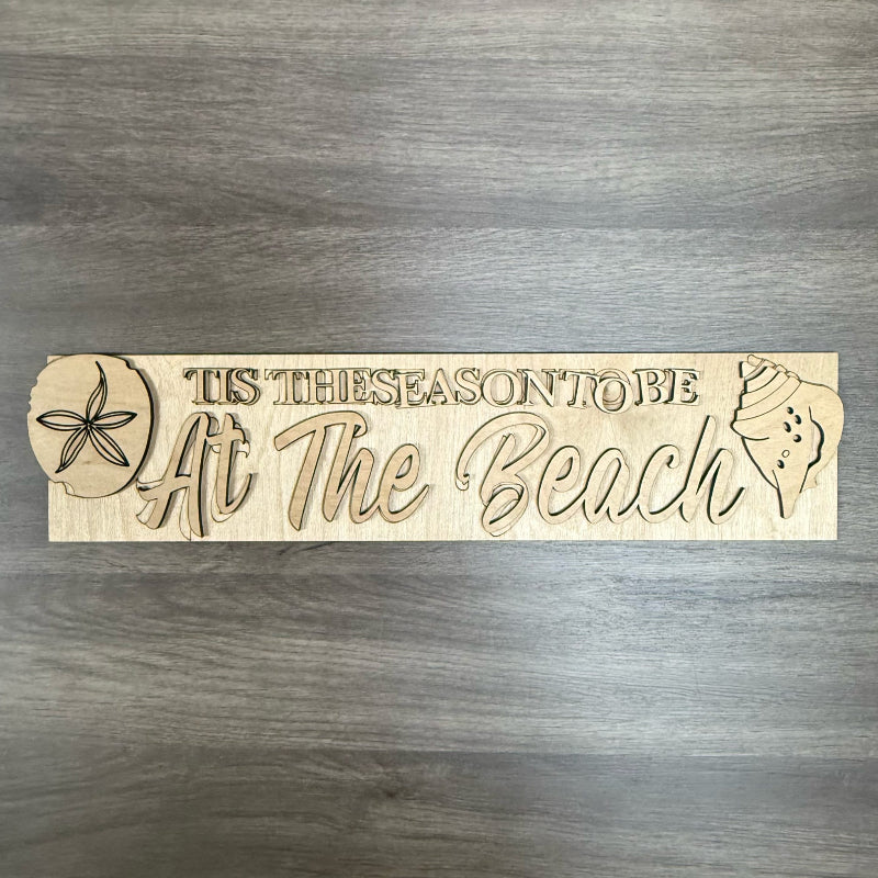Tis the Season Interchangeable Sign-Beach - P014221