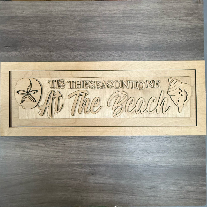 Tis the Season Interchangeable Sign-Beach - P014221