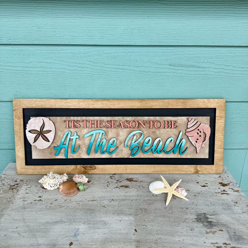 Tis the Season Interchangeable Sign-Beach - P014221