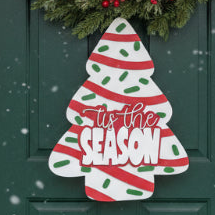 Tree Cake 3D DOOR HANGER - G180