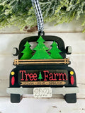 Tree Farm Truck Ornament Gift Card Holder P13195