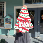 christmas tree cake door hanger