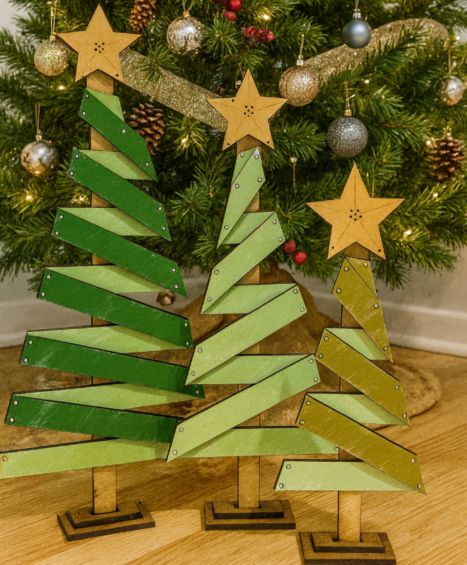 Tree Trio 3D LASER PROJECT - G163