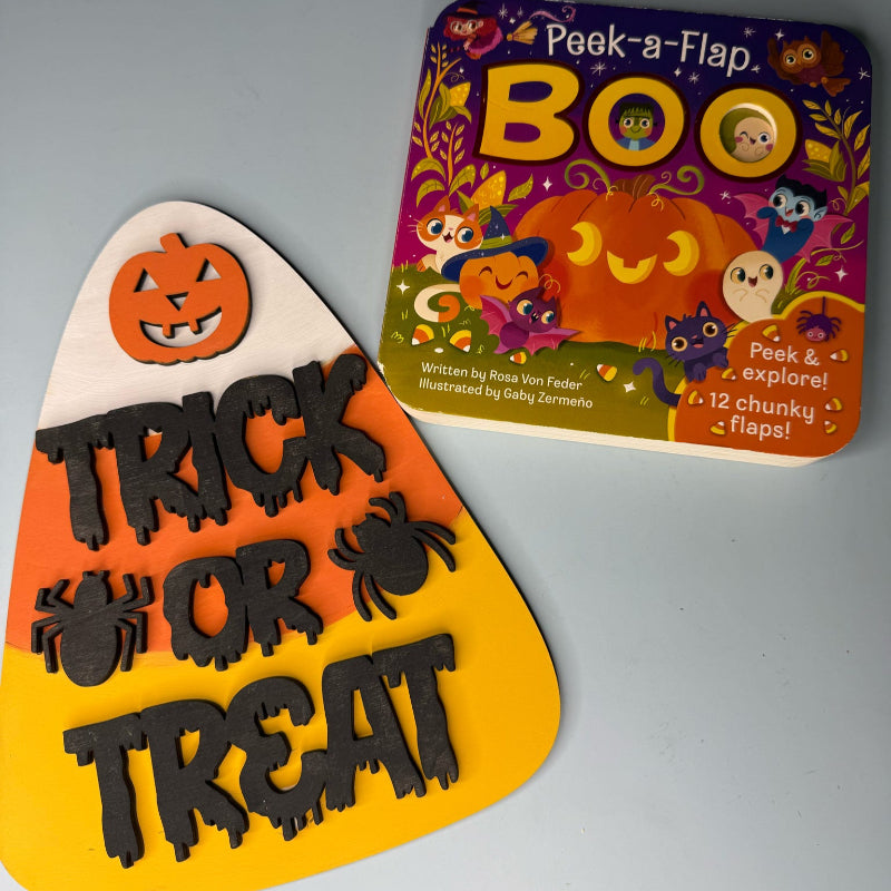 Trick or Treat Candy Corn 3D LASER PROJECT - P014113