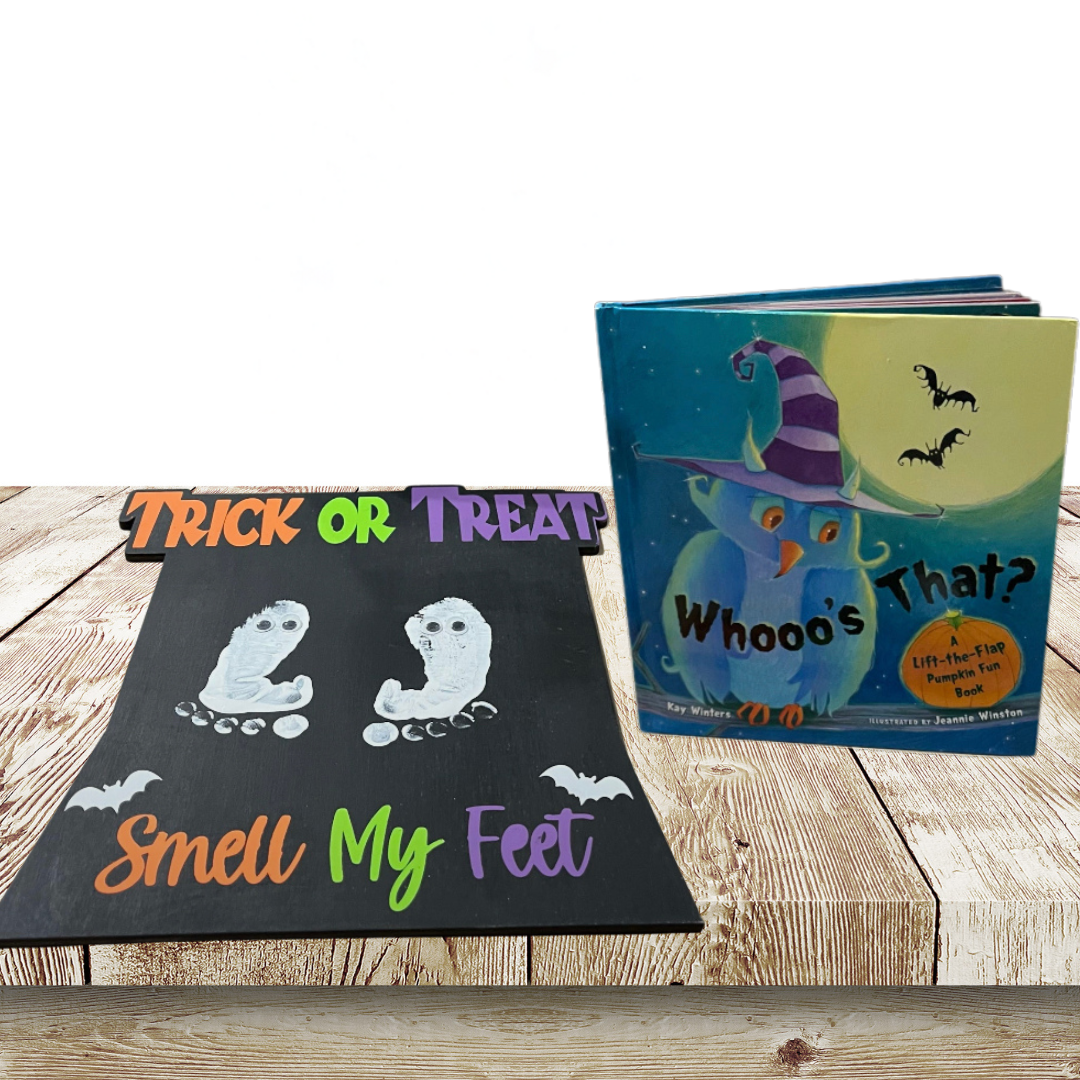 Trick or Treat Smell My Feet (Footprint craft) Mini Maker P13205