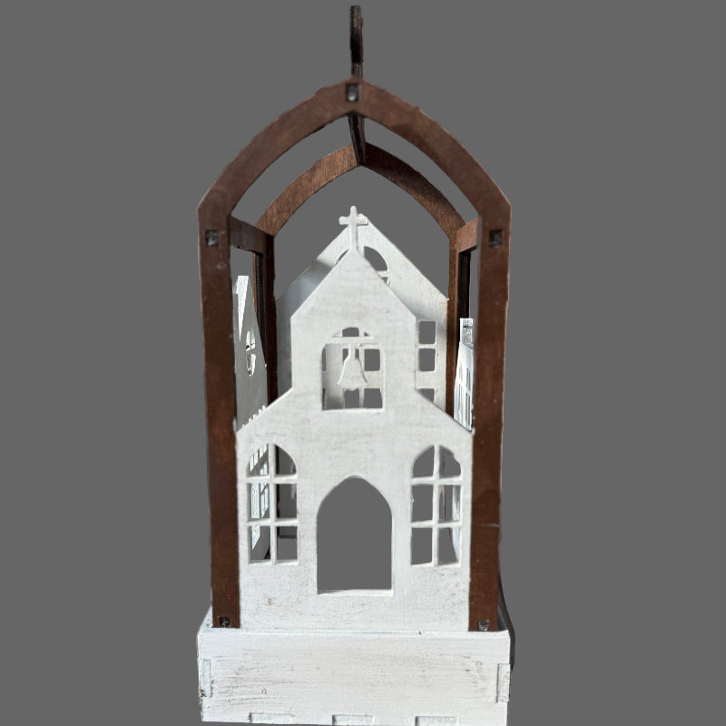 Village Lantern 3D LASER PROJECT - G166