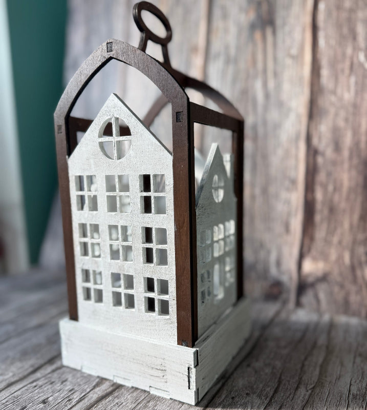 Village Lantern 3D LASER PROJECT - G166