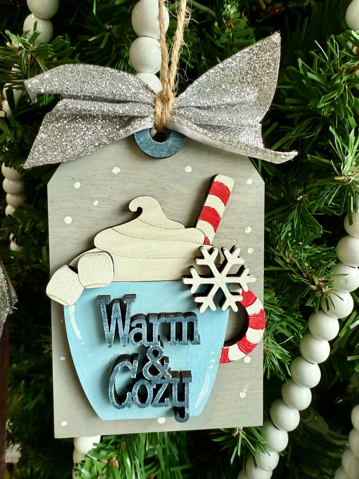 Warm and Cozy Gift Tag Ornament P13563