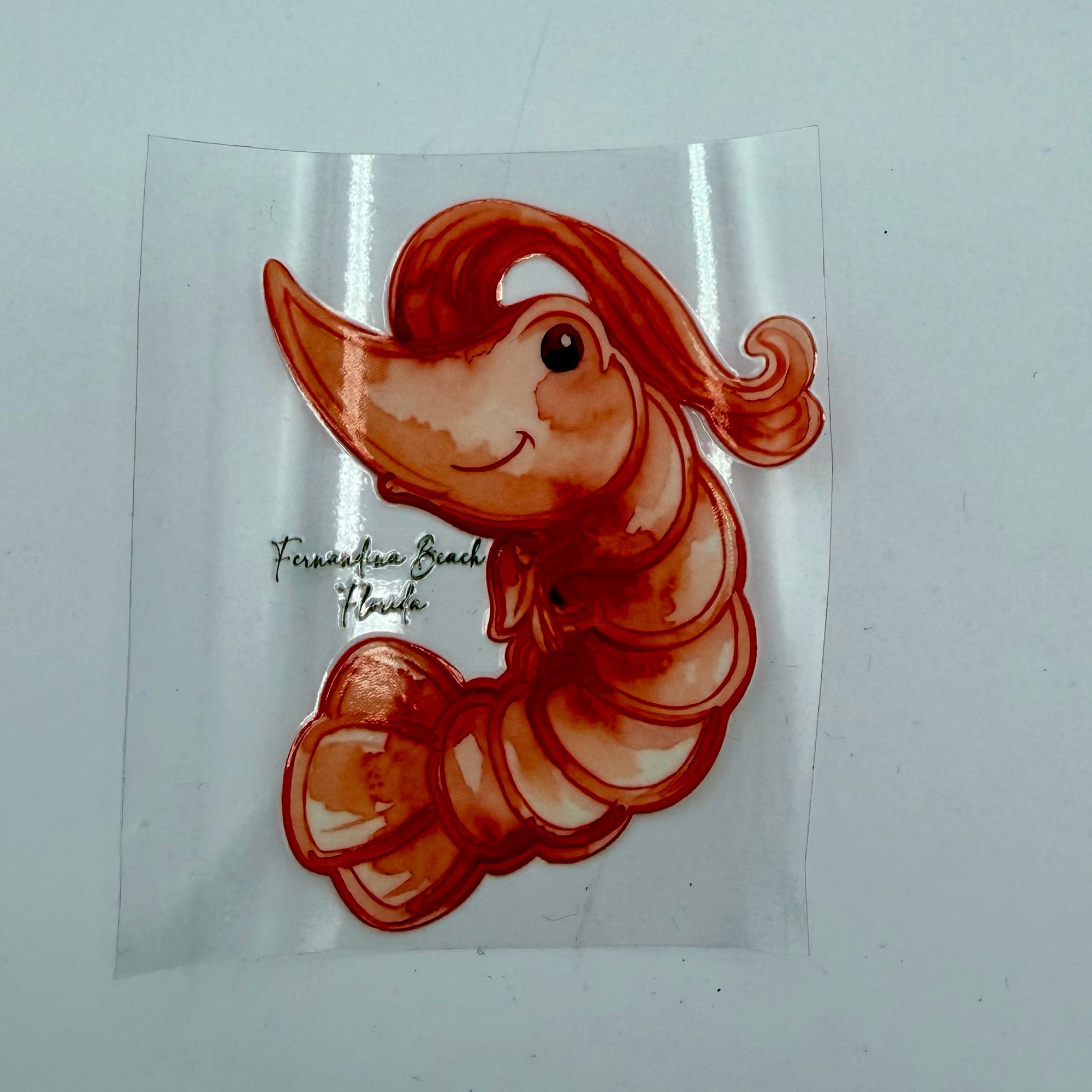 Waterproof Decal Shrimp G435