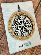We Send this Snowflake to Heaven Ornament P02945