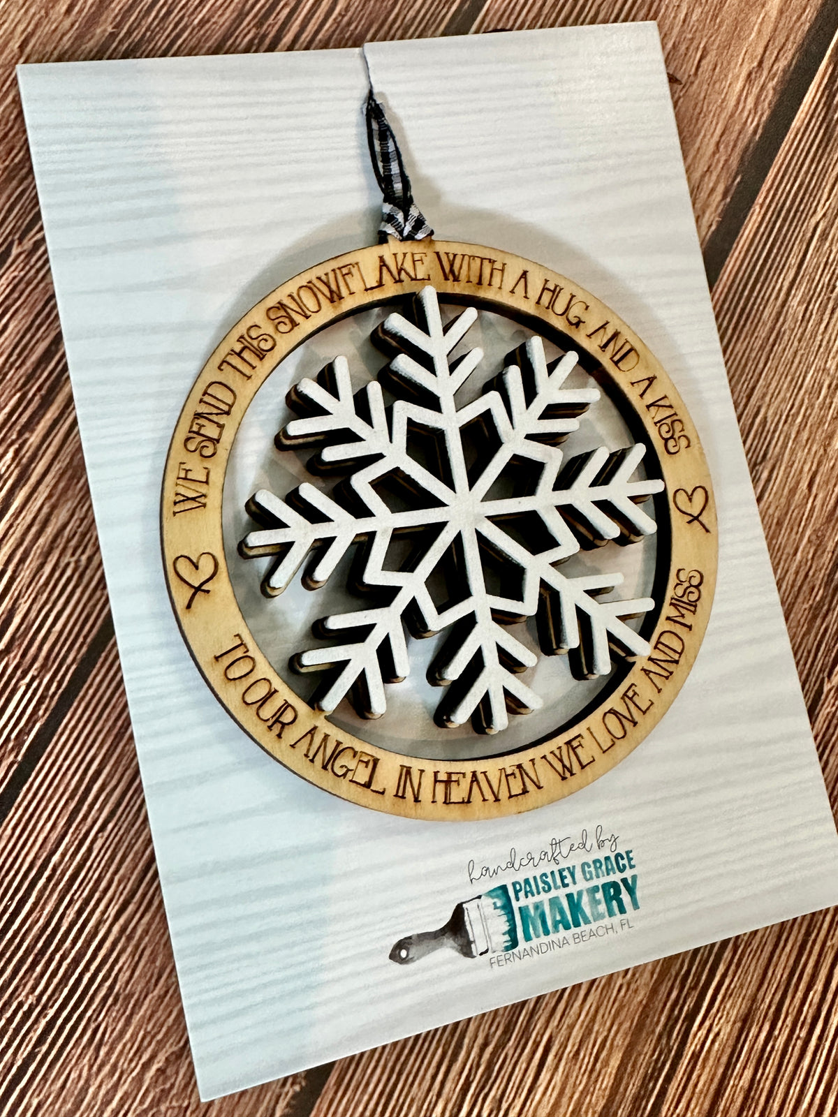 We Send this Snowflake to Heaven Ornament P02945
