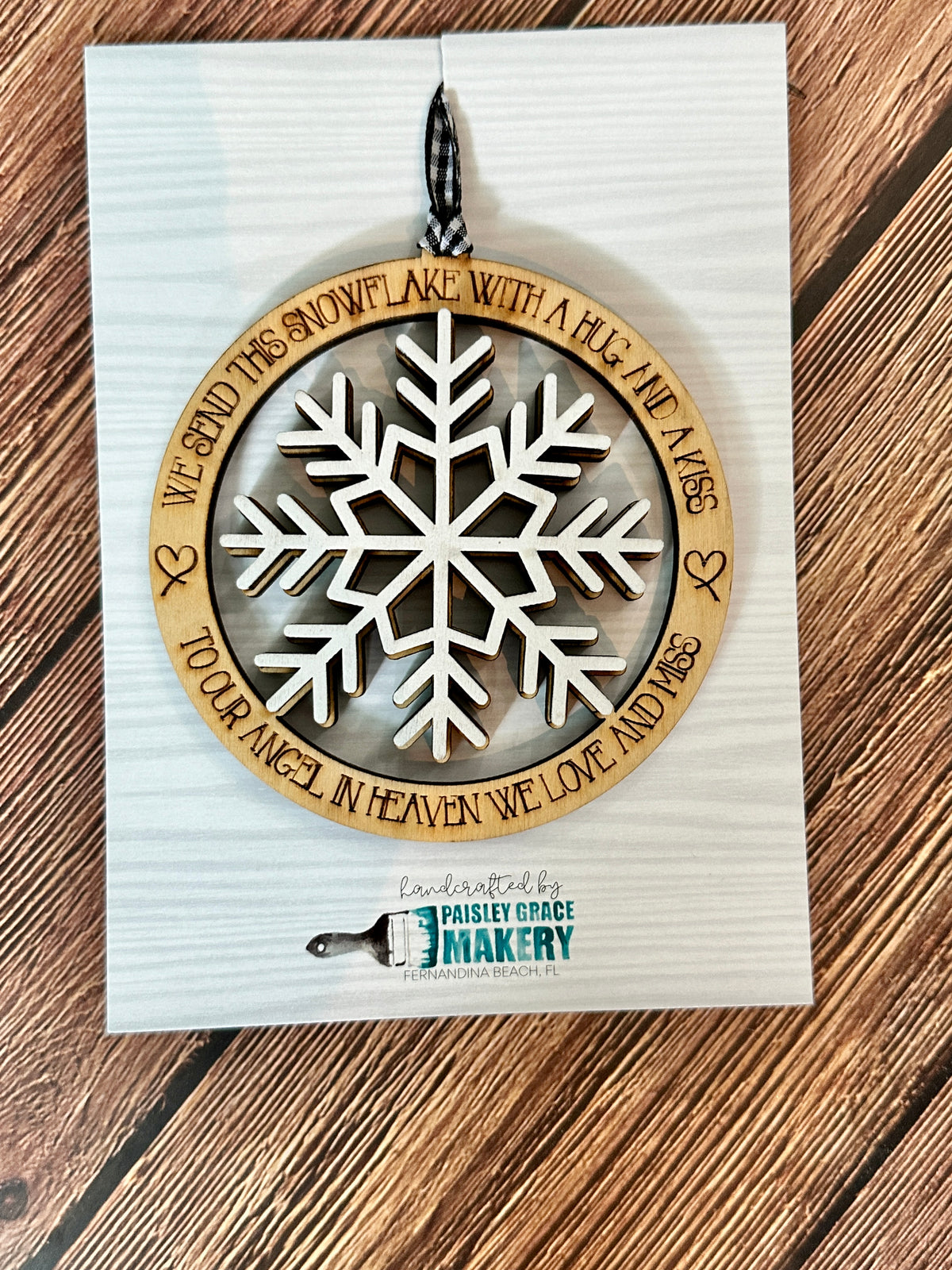 We Send this Snowflake to Heaven Ornament P02945