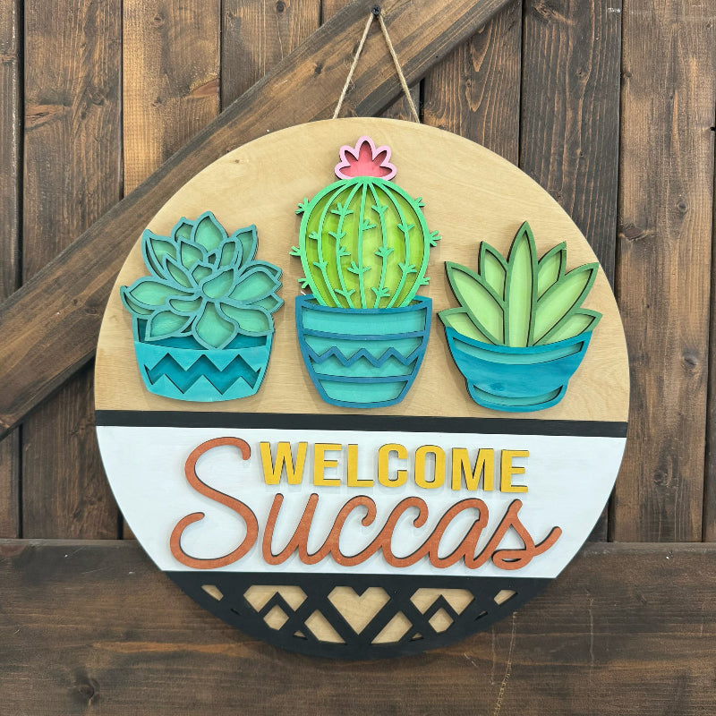 Welcome Succas 3D DOOR HANGER - P014199