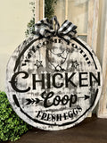 Welcome to the Chicken Coop Door Hanger Design P0498