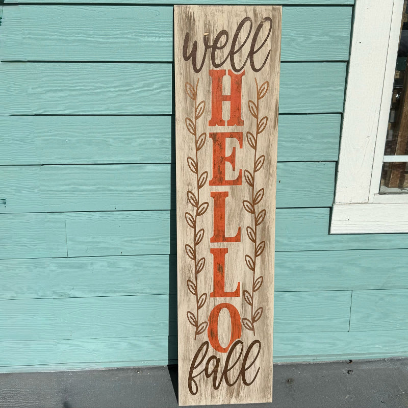 well hello fall plank