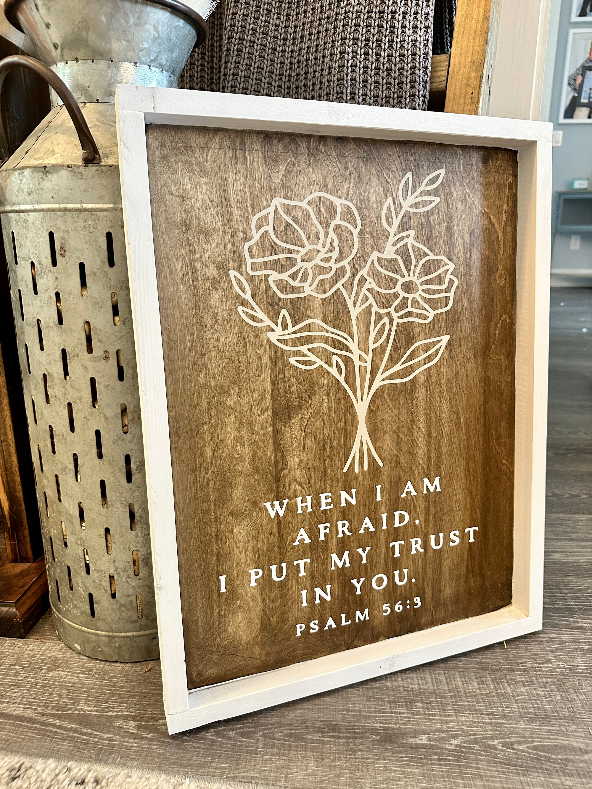 When I am Afraid I Put My Trust In You SIGNATURE DESIGN P02979