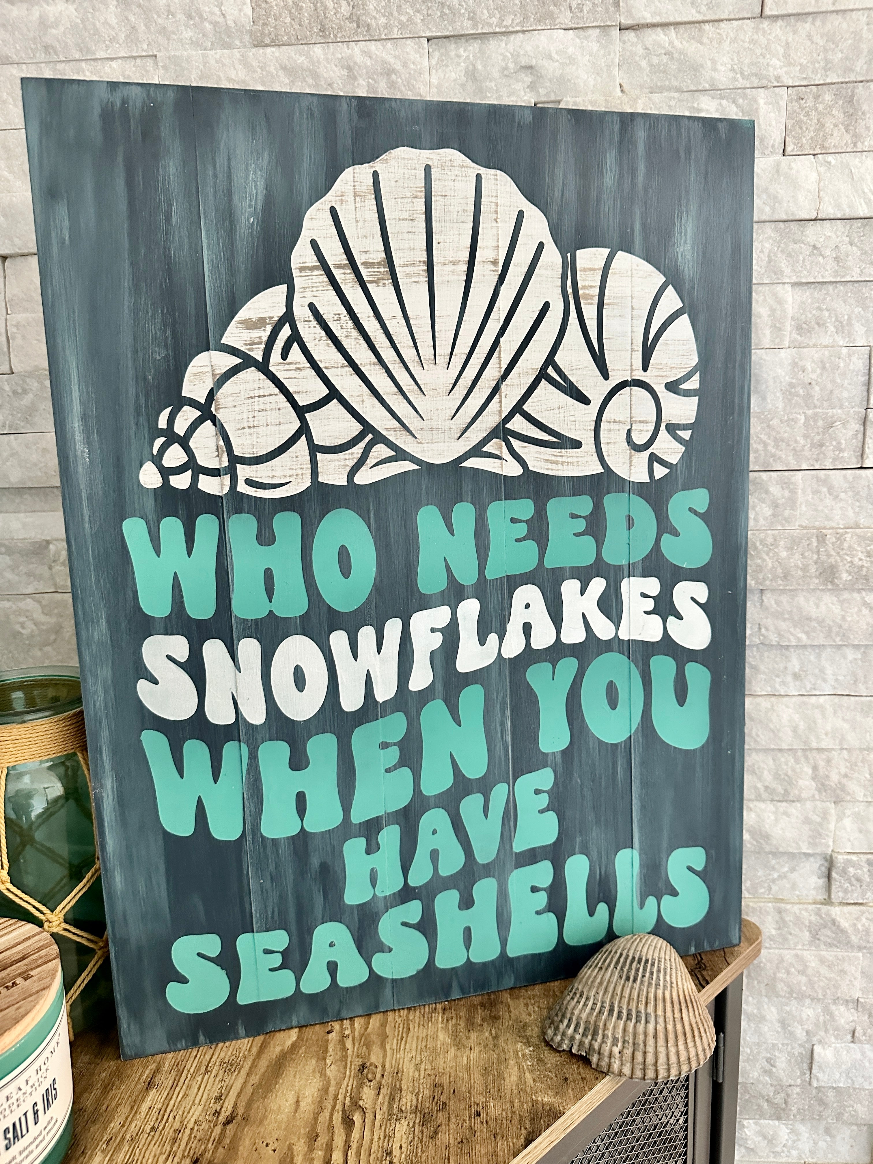 Who Needs Snowflakes When you Have Seashells SIGNATURE DESIGN P02981