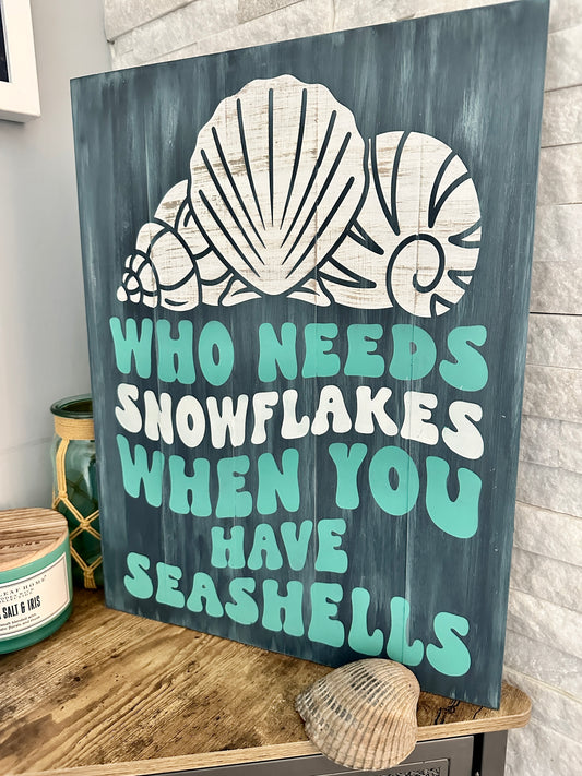 Who Needs Snowflakes When you Have Seashells SIGNATURE DESIGN P02981