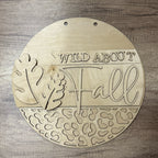 Wild About Fall 3D DOOR HANGER - G06