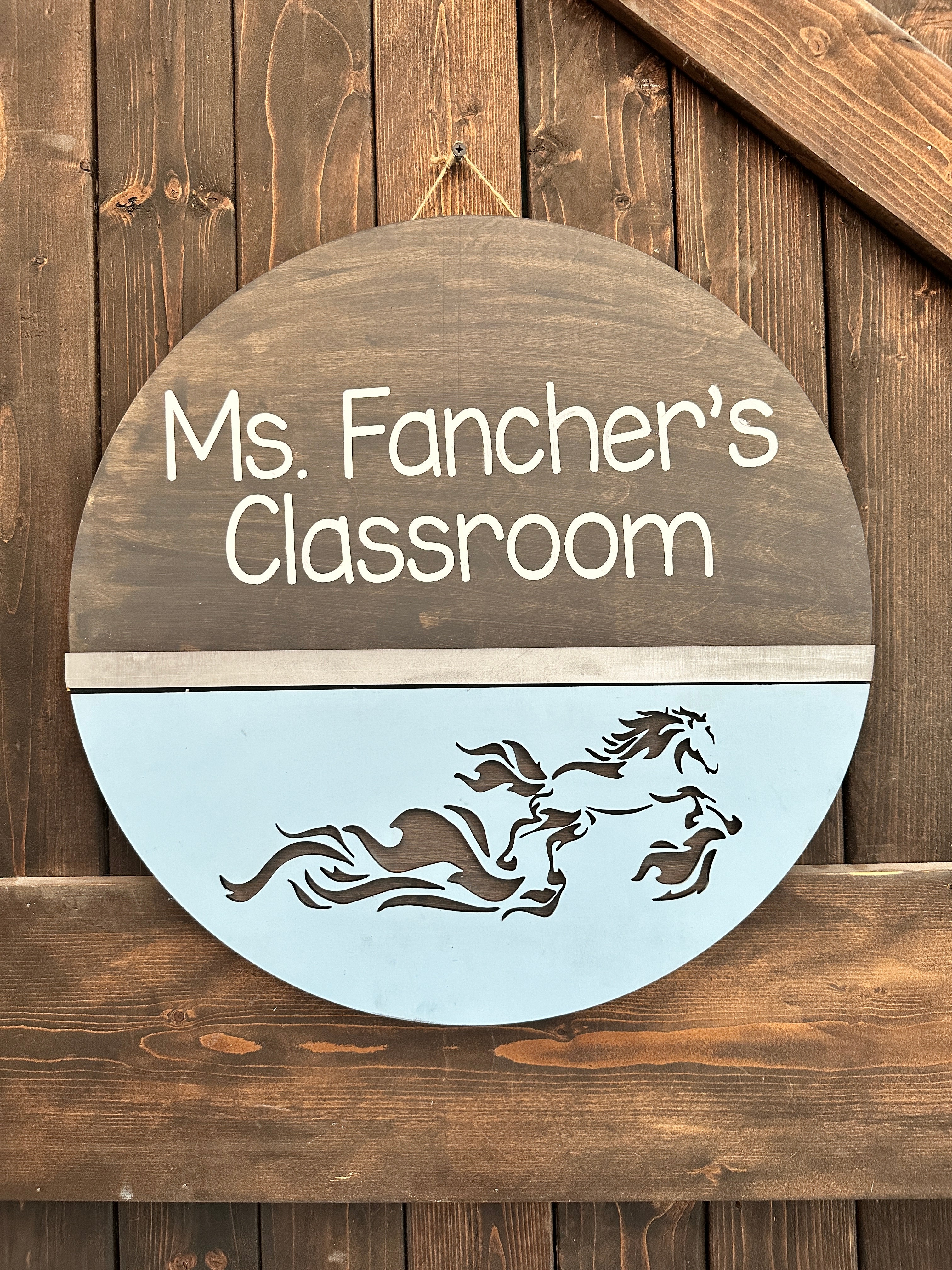 Wildlight Trailblazers Teacher Classroom Door Hanger Personalized P02850