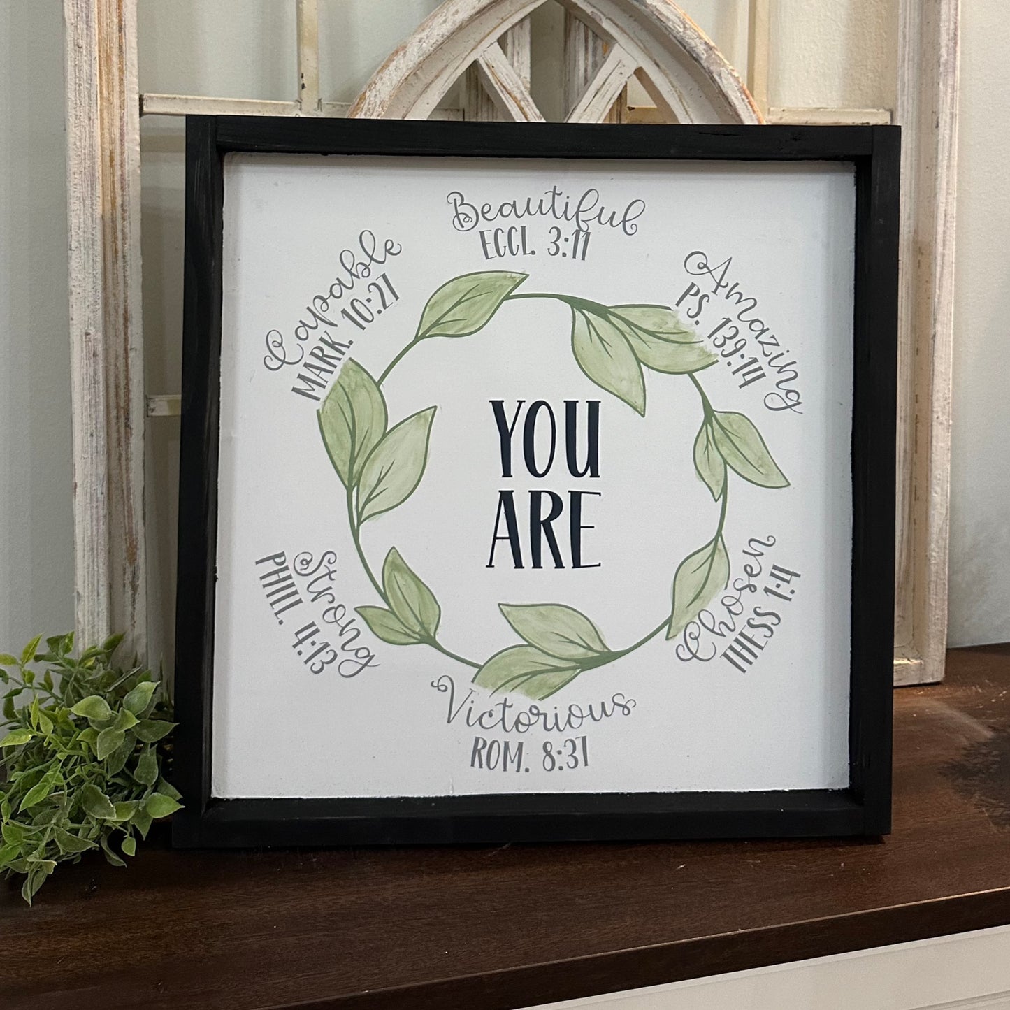 You Are -- According to the Scriptures Square Design P03581