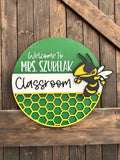 Yulee Hornets Teacher Classroom Door Hanger Personalized P02844
