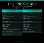 July 10th and 11th 2026 Fire, Ink and Blast Hands On Workshop with Ikonics, PDS Equipment and Trotec