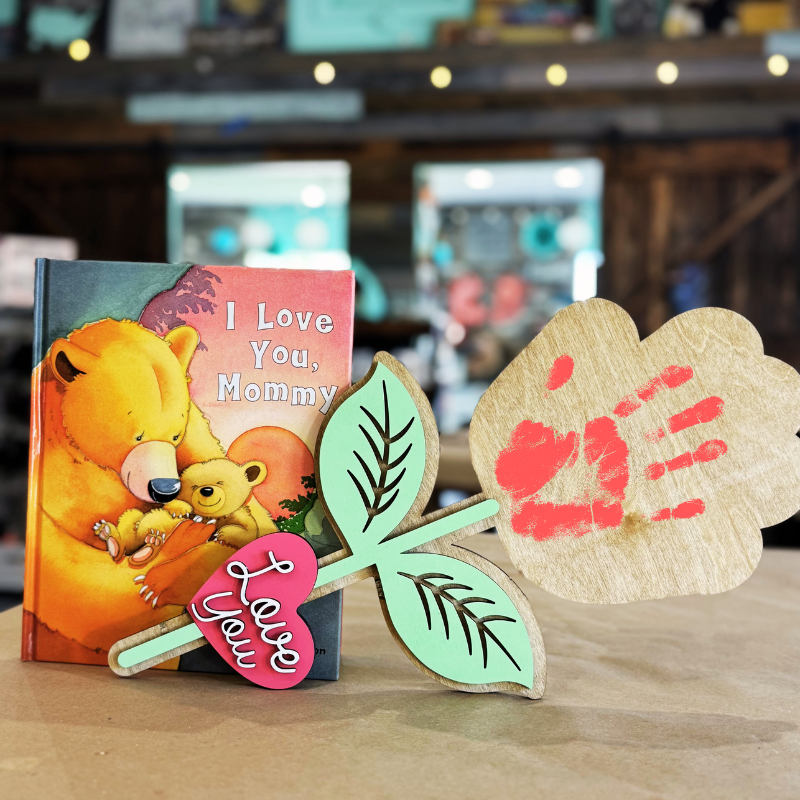 Thurs. May 7th I Love You Mommy Handprint Craft