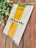 Engraved Pencils- Great for Students and Teachers!