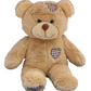 Brown Patches Bear 16"  Build Your Own Stuffy S86