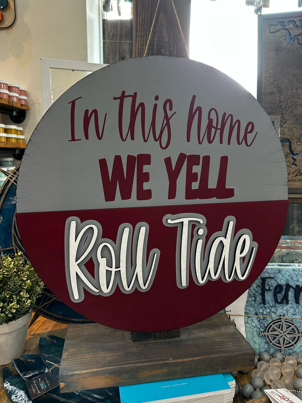 In this Home We Yell Duuuuuval!! 3D Door Hanger P13173