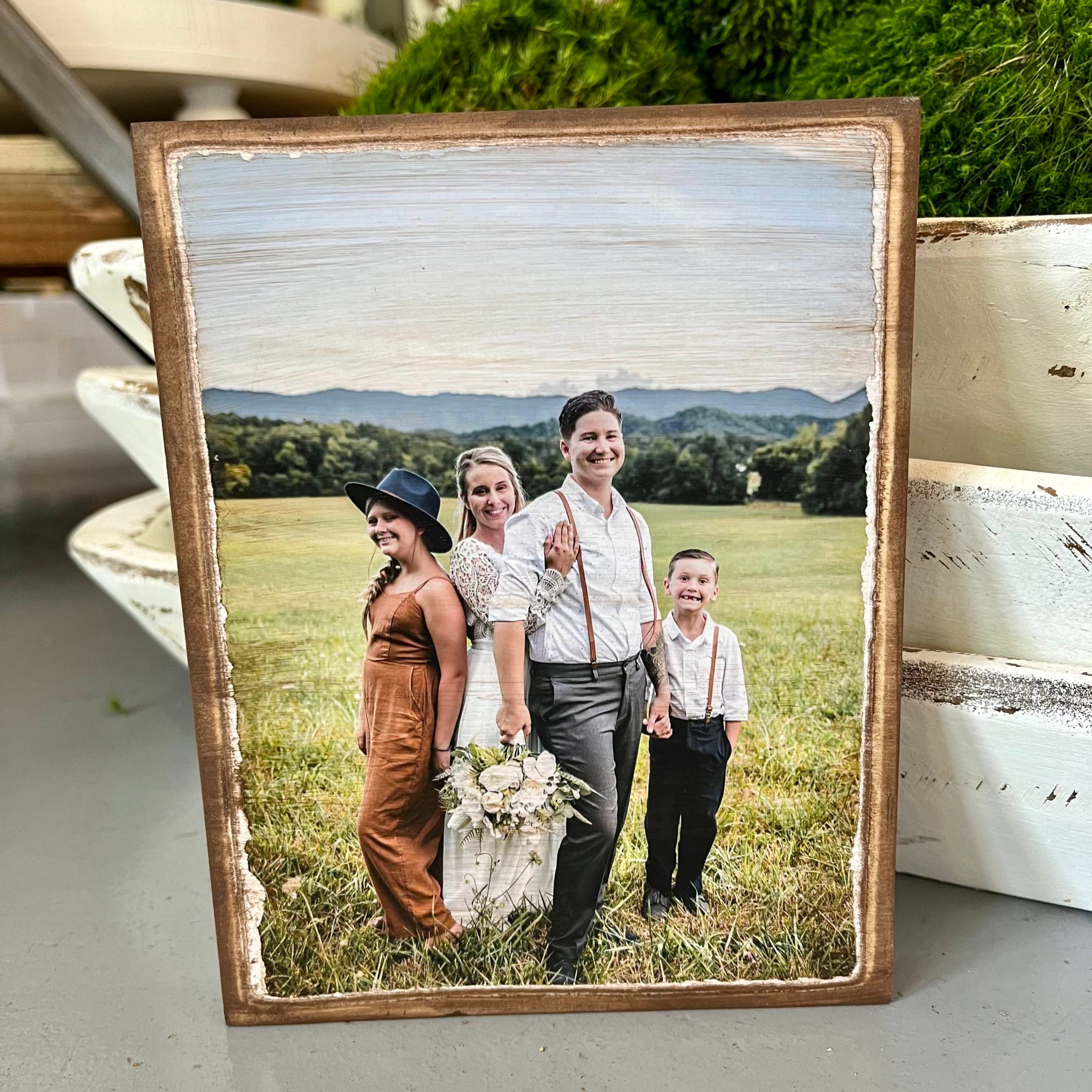 Wood Photo Blocks and Photo Pallets