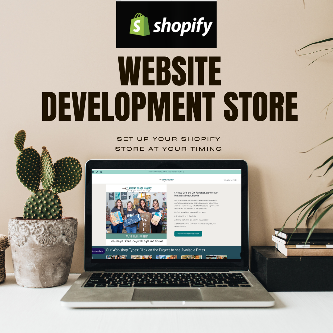 Set Up A Development Store For Me! – Paisley Grace Makery