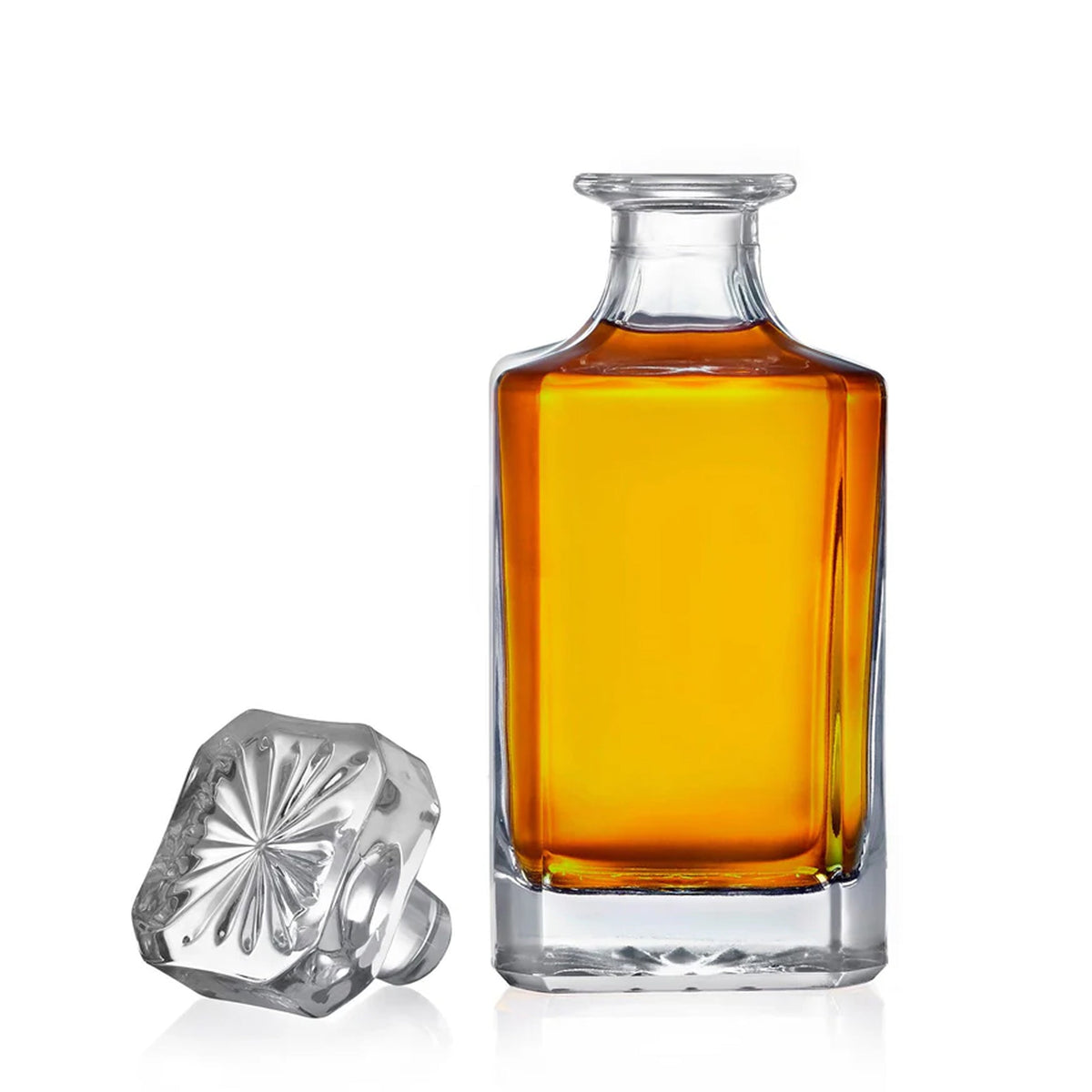 Personalized Whiskey Decanter — Custom Sandblasted Design G0669