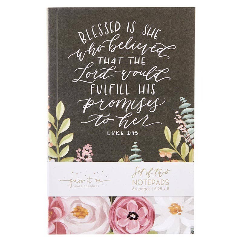 Notebook Set Blessed Is 2pk - Paisley Grace Makery