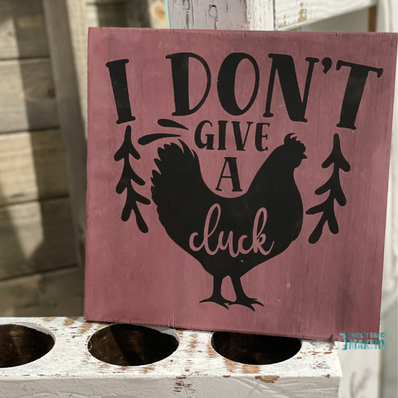 I Don't Give A Cluck: MINI DESIGN - Paisley Grace Makery