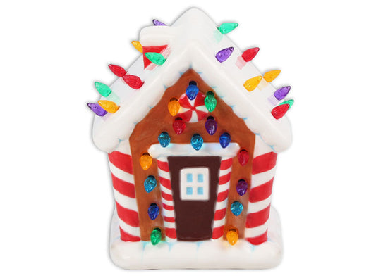 Lighted Gingerbread House: Ceramics - Paisley Grace Makery