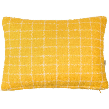 Yellow Plaid Pillow