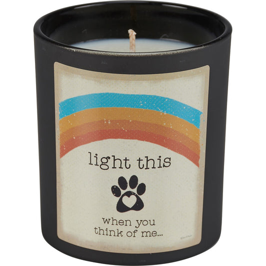 Think Of Me Pet Remembrance Candle