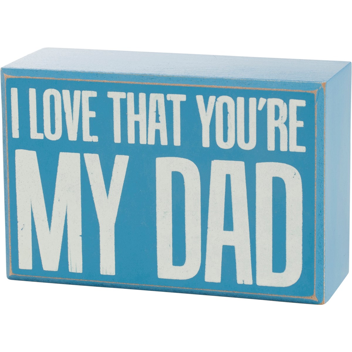 Love That You're My Dad Box Sign And Sock Set Box Sign & Sock Set